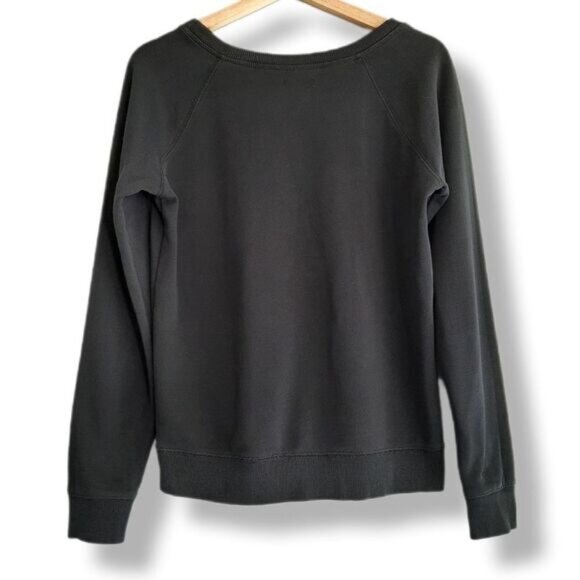 OLD NAVY | Heart Graphic Crewneck Sweatshirt B&W Sz S Flawed - Picture 2 of 9